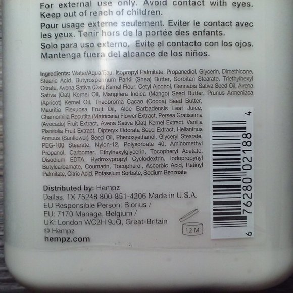 Hempz Sensitive Skin - Picture 5 of 6